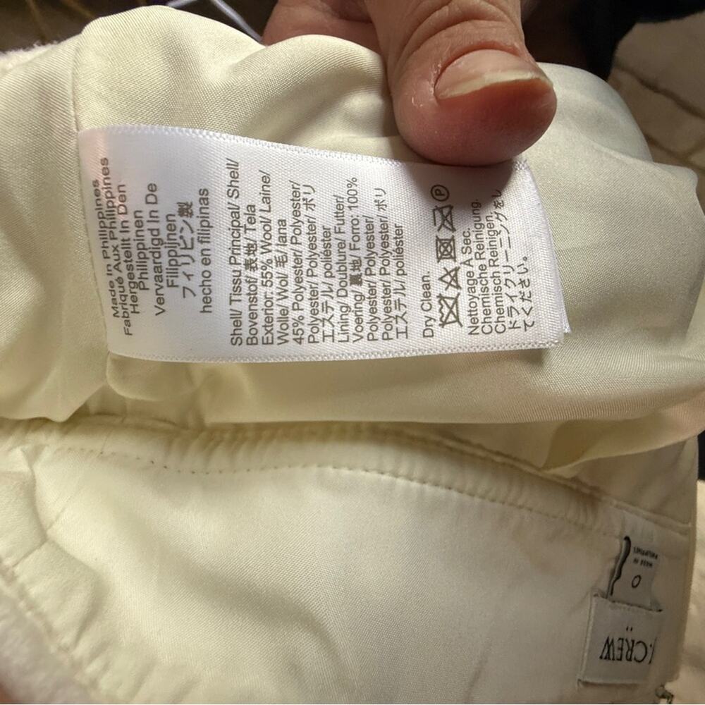 J. Crew Cream and Cream Plaid Mini Skirt - Picture 12 of 12